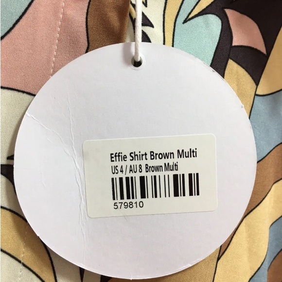 Princess Polly Women’s Boho Shirt Size 4 - Picture 5 of 7